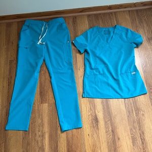 Figs teal scrubs